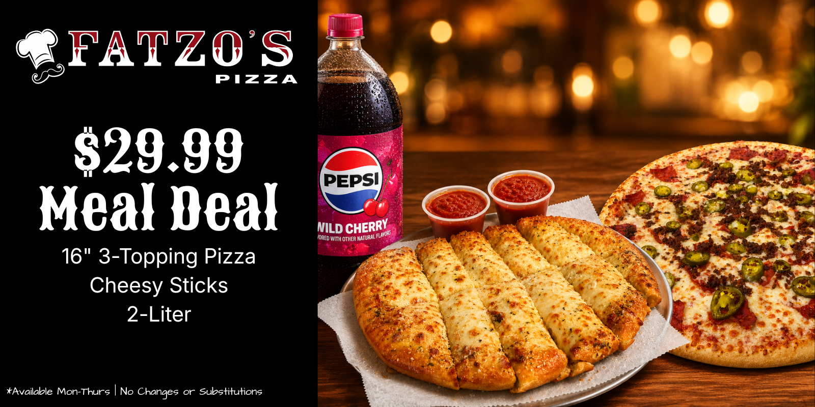 Rockford Fatzos meal deal special